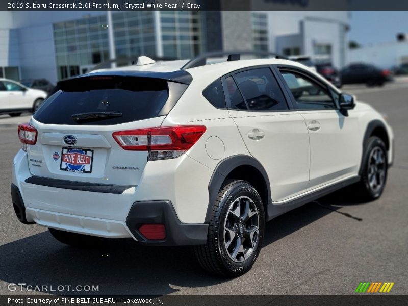 Crystal White Pearl / Gray 2019 Subaru Crosstrek 2.0i Premium