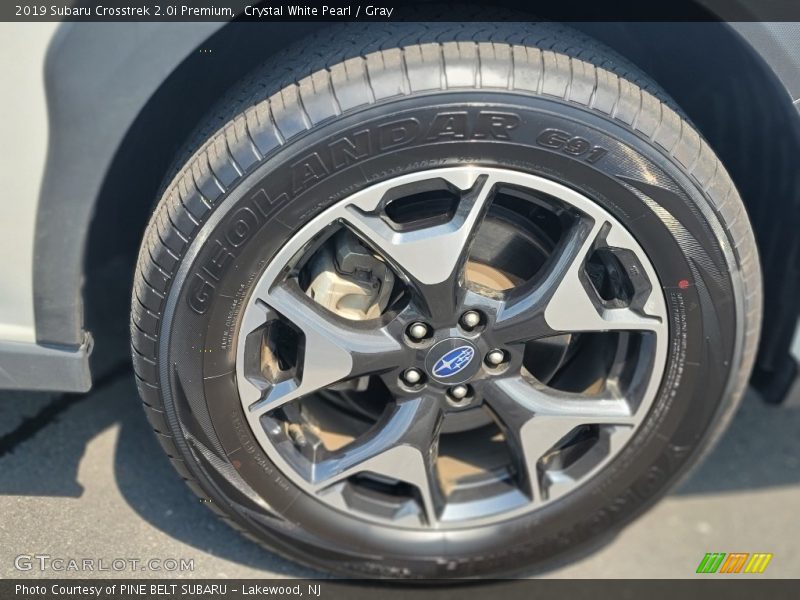Crystal White Pearl / Gray 2019 Subaru Crosstrek 2.0i Premium