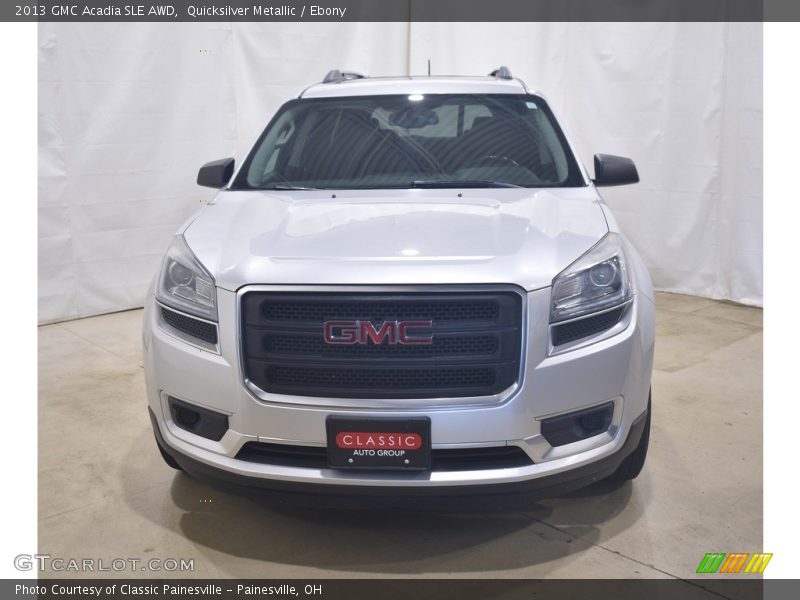Quicksilver Metallic / Ebony 2013 GMC Acadia SLE AWD