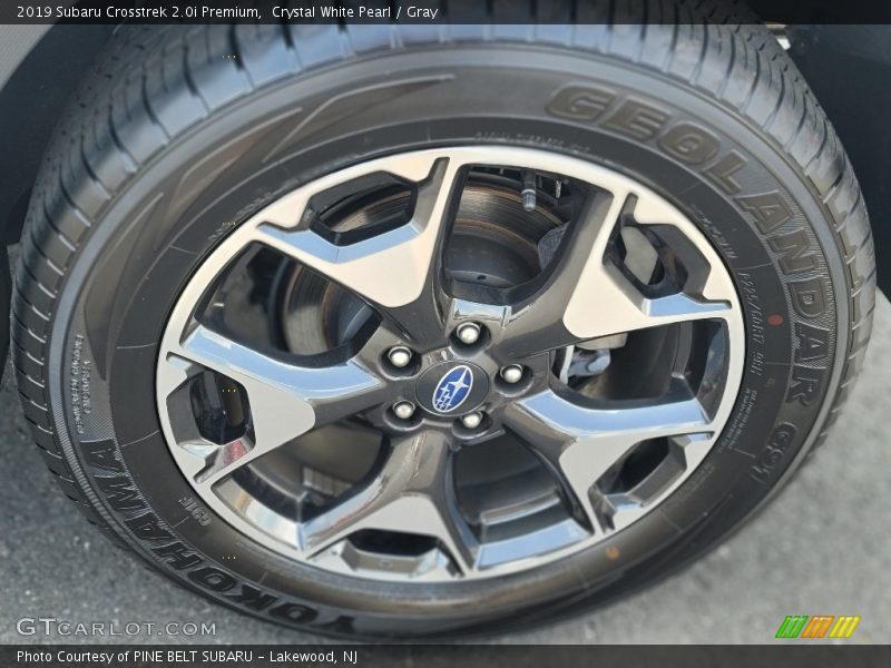 Crystal White Pearl / Gray 2019 Subaru Crosstrek 2.0i Premium