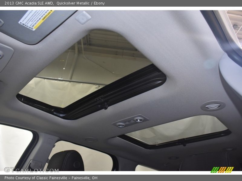Quicksilver Metallic / Ebony 2013 GMC Acadia SLE AWD