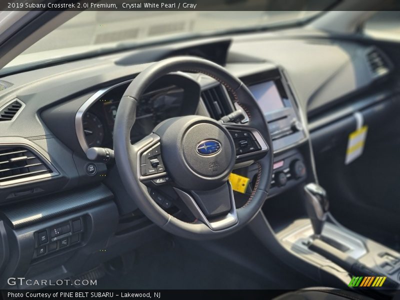 Crystal White Pearl / Gray 2019 Subaru Crosstrek 2.0i Premium
