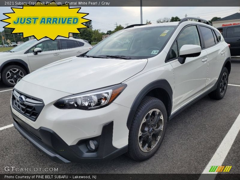 Crystal White Pearl / Gray 2021 Subaru Crosstrek Premium