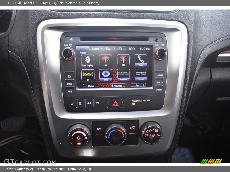 Quicksilver Metallic / Ebony 2013 GMC Acadia SLE AWD
