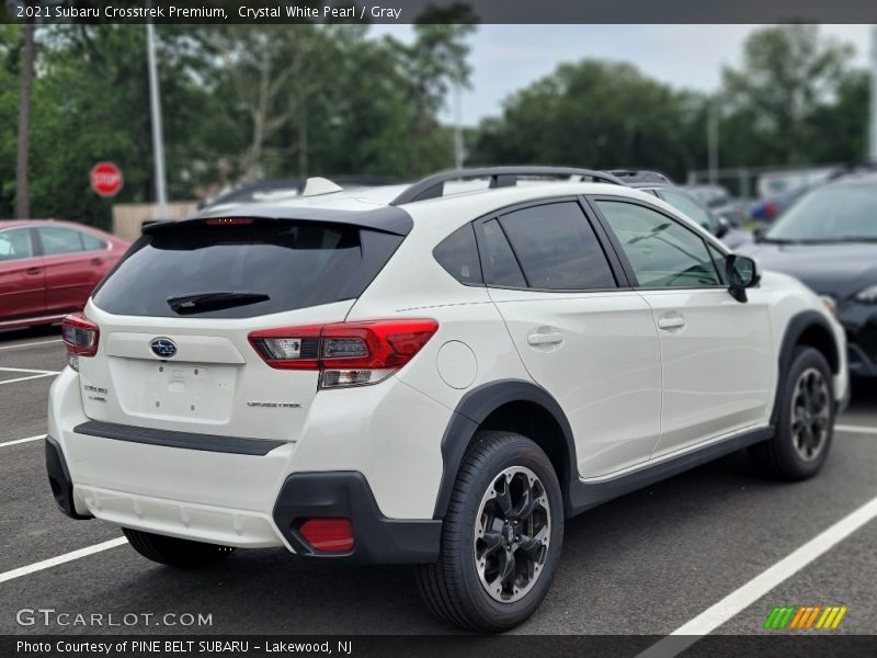 Crystal White Pearl / Gray 2021 Subaru Crosstrek Premium