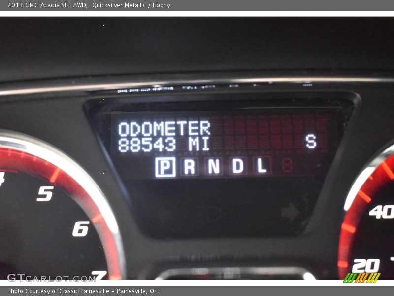 Quicksilver Metallic / Ebony 2013 GMC Acadia SLE AWD