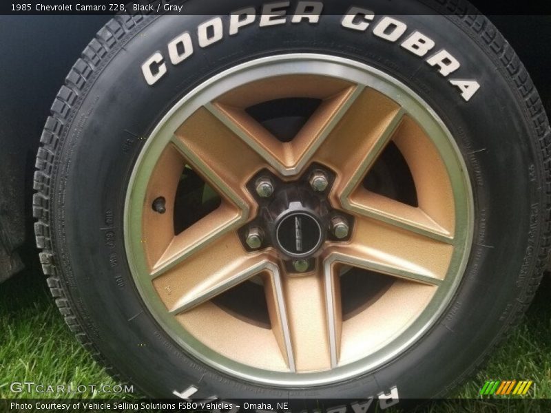 Black / Gray 1985 Chevrolet Camaro Z28