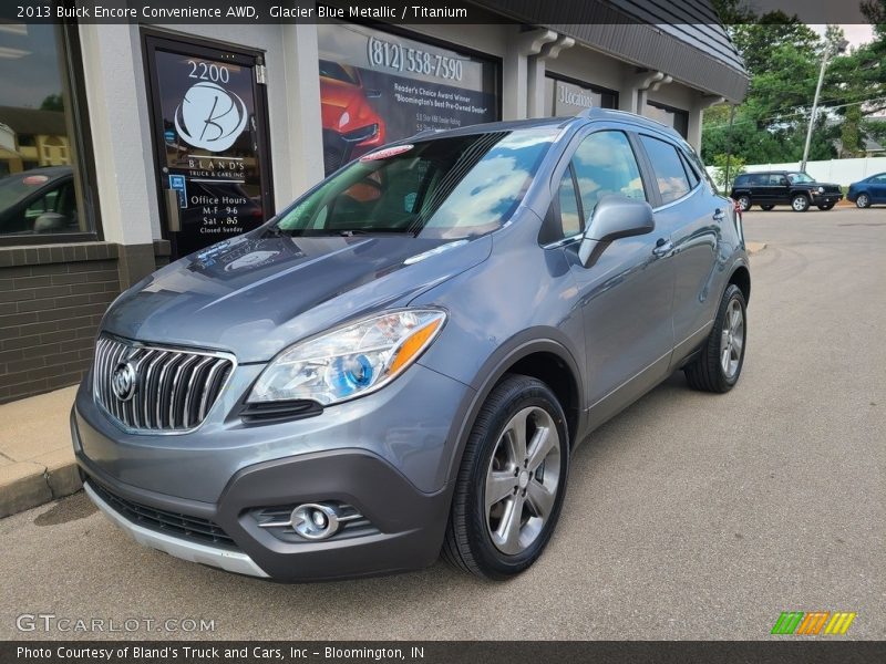 Glacier Blue Metallic / Titanium 2013 Buick Encore Convenience AWD