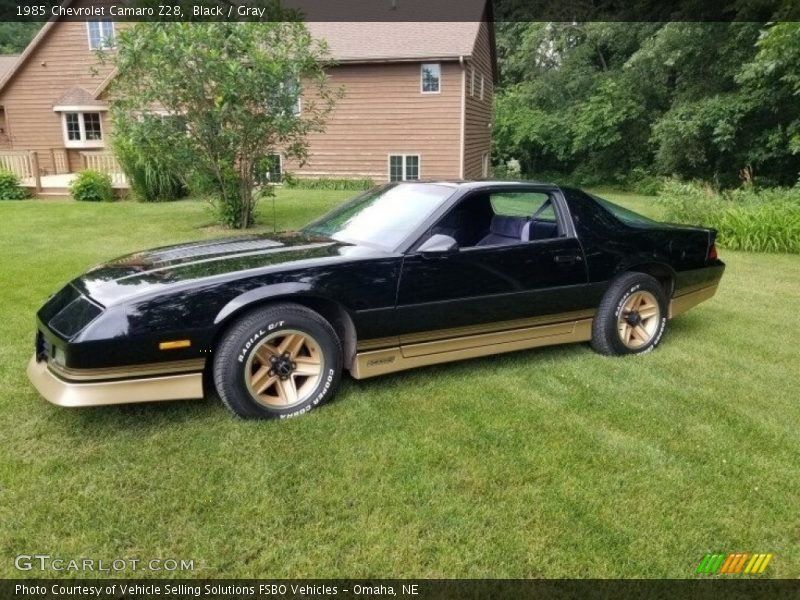 Black / Gray 1985 Chevrolet Camaro Z28