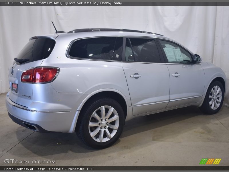 Quicksilver Metallic / Ebony/Ebony 2017 Buick Enclave Premium AWD