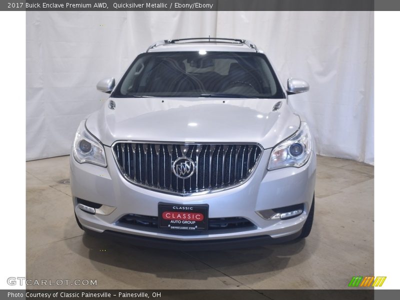 Quicksilver Metallic / Ebony/Ebony 2017 Buick Enclave Premium AWD