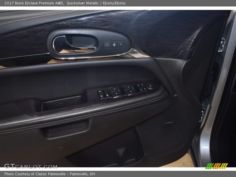 Quicksilver Metallic / Ebony/Ebony 2017 Buick Enclave Premium AWD