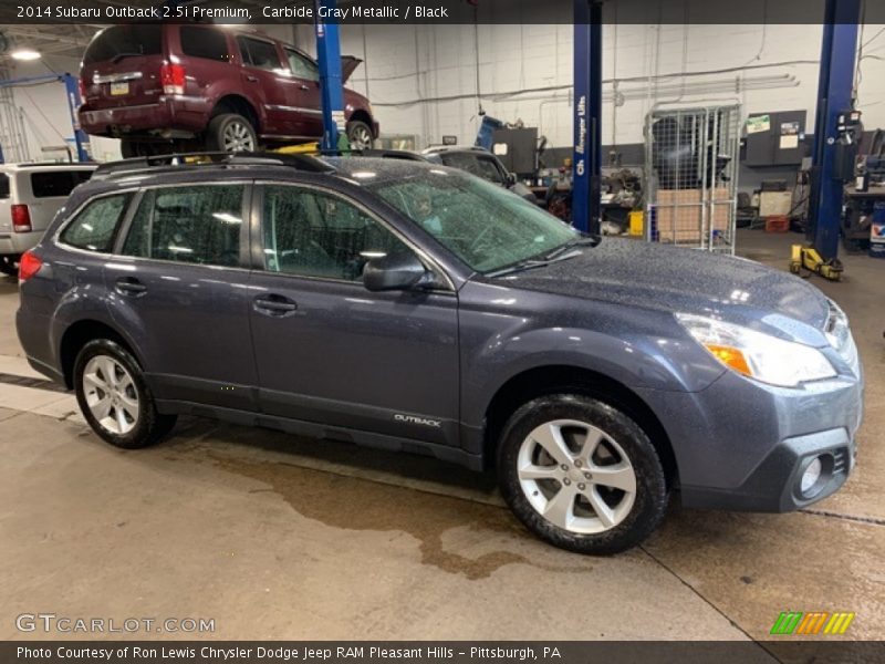 Carbide Gray Metallic / Black 2014 Subaru Outback 2.5i Premium