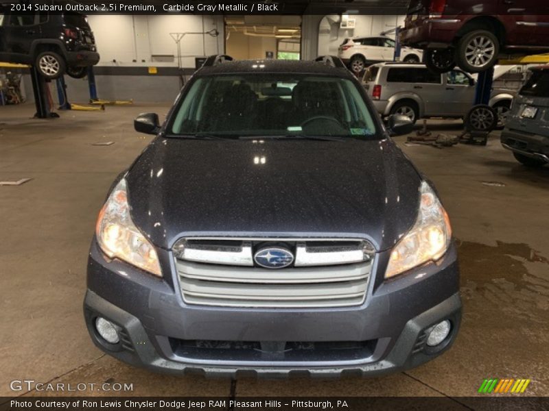 Carbide Gray Metallic / Black 2014 Subaru Outback 2.5i Premium