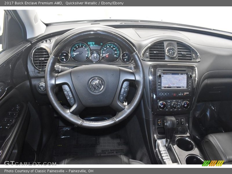 Quicksilver Metallic / Ebony/Ebony 2017 Buick Enclave Premium AWD