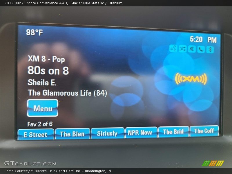 Glacier Blue Metallic / Titanium 2013 Buick Encore Convenience AWD