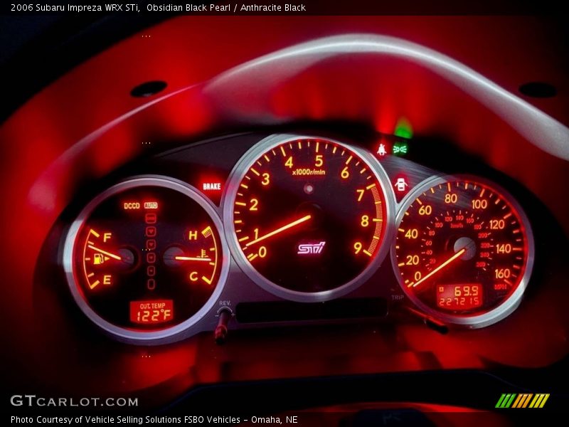 Obsidian Black Pearl / Anthracite Black 2006 Subaru Impreza WRX STi