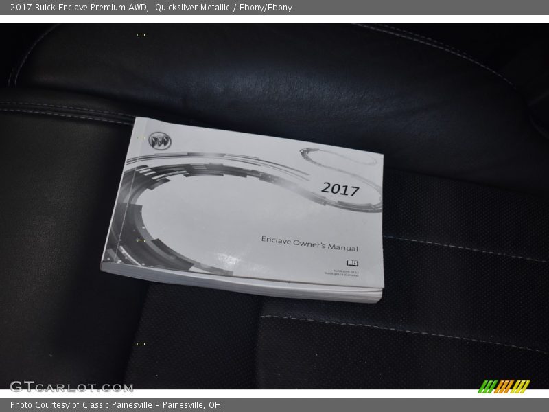 Quicksilver Metallic / Ebony/Ebony 2017 Buick Enclave Premium AWD