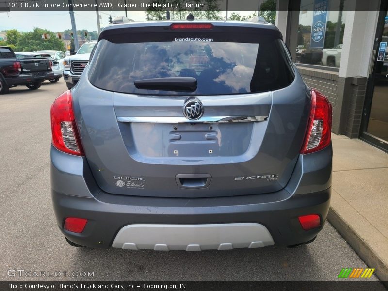 Glacier Blue Metallic / Titanium 2013 Buick Encore Convenience AWD