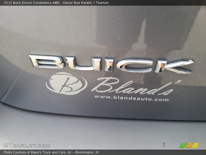 Glacier Blue Metallic / Titanium 2013 Buick Encore Convenience AWD