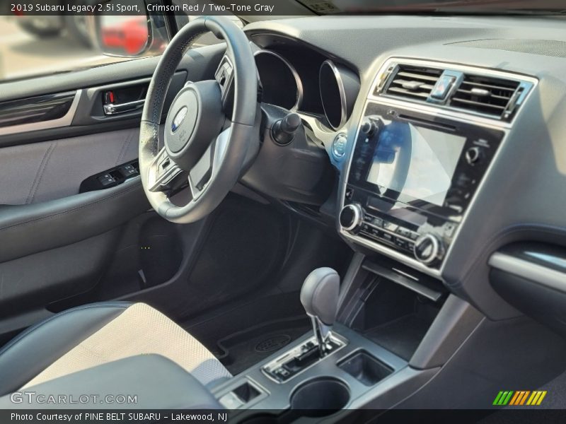 Crimson Red / Two-Tone Gray 2019 Subaru Legacy 2.5i Sport
