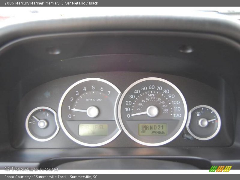 Silver Metallic / Black 2006 Mercury Mariner Premier