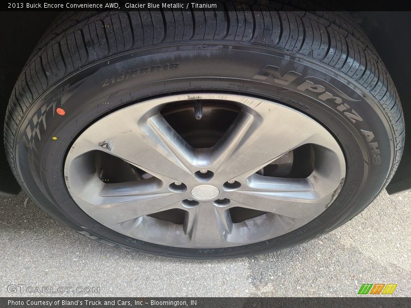 Glacier Blue Metallic / Titanium 2013 Buick Encore Convenience AWD