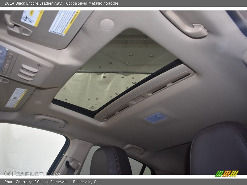 Cocoa Silver Metallic / Saddle 2014 Buick Encore Leather AWD