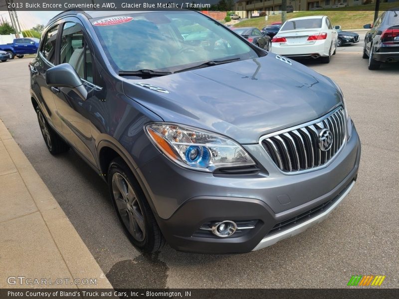 Glacier Blue Metallic / Titanium 2013 Buick Encore Convenience AWD