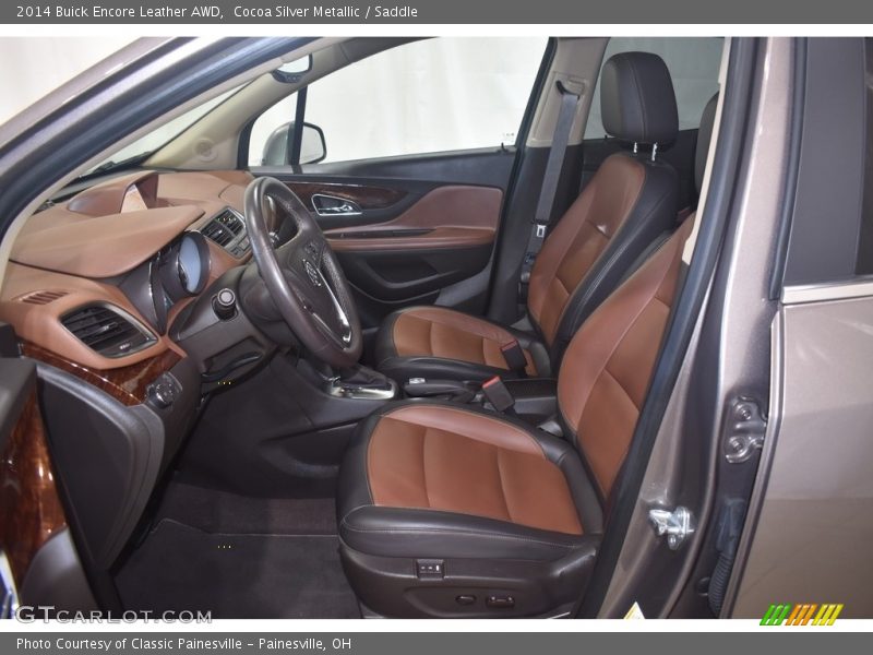 Cocoa Silver Metallic / Saddle 2014 Buick Encore Leather AWD