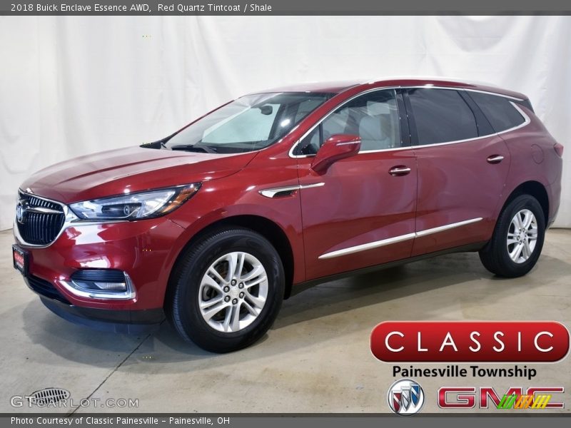 Red Quartz Tintcoat / Shale 2018 Buick Enclave Essence AWD