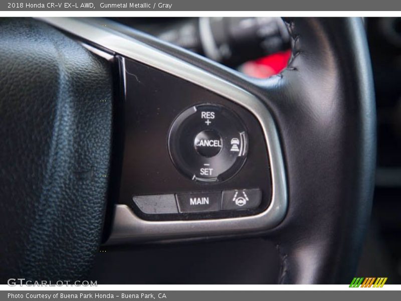 Gunmetal Metallic / Gray 2018 Honda CR-V EX-L AWD