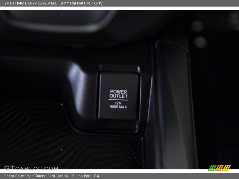 Gunmetal Metallic / Gray 2018 Honda CR-V EX-L AWD
