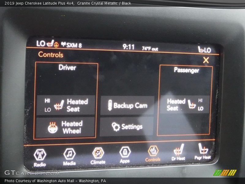 Granite Crystal Metallic / Black 2019 Jeep Cherokee Latitude Plus 4x4