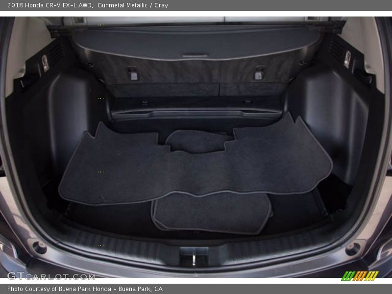 Gunmetal Metallic / Gray 2018 Honda CR-V EX-L AWD