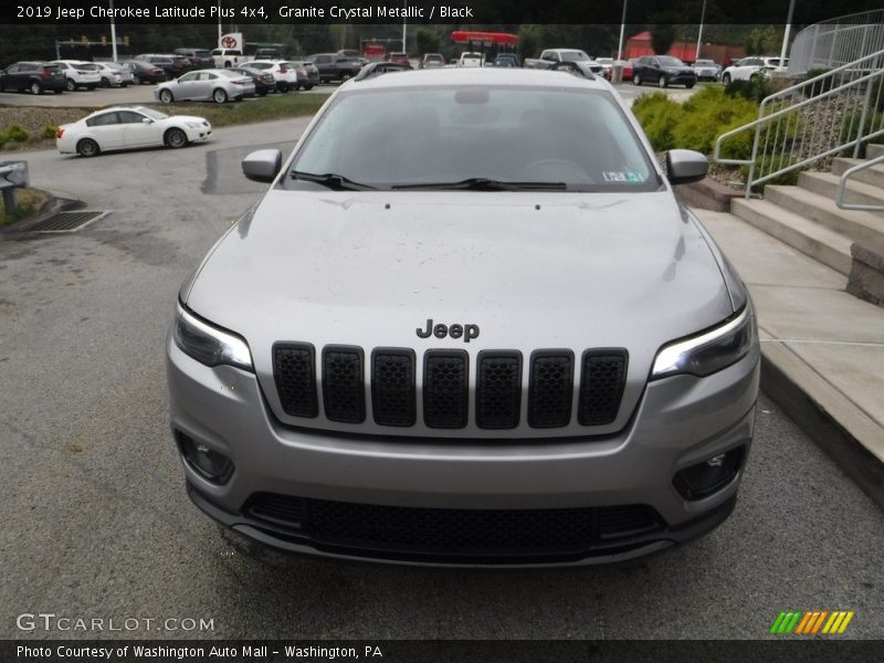Granite Crystal Metallic / Black 2019 Jeep Cherokee Latitude Plus 4x4