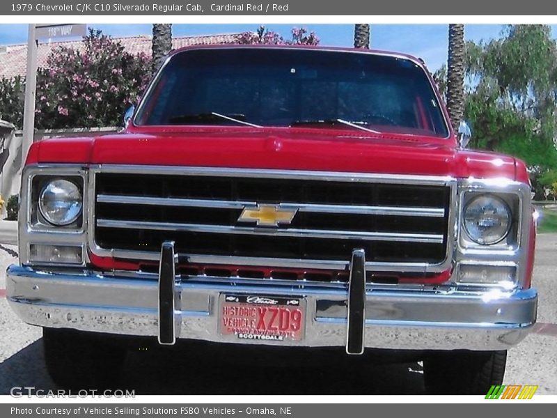 Cardinal Red / Red 1979 Chevrolet C/K C10 Silverado Regular Cab