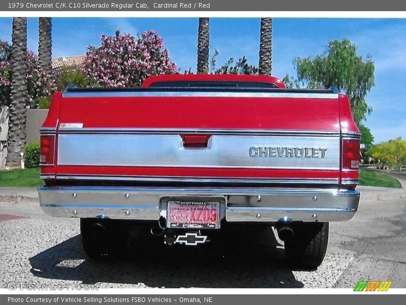 Cardinal Red / Red 1979 Chevrolet C/K C10 Silverado Regular Cab