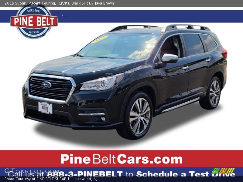 Crystal Black Silica / Java Brown 2019 Subaru Ascent Touring