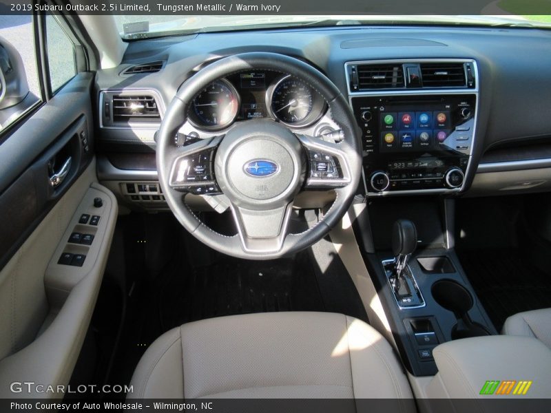 Tungsten Metallic / Warm Ivory 2019 Subaru Outback 2.5i Limited