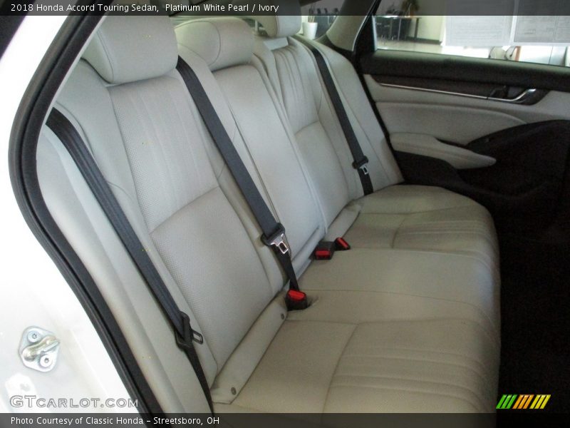 Platinum White Pearl / Ivory 2018 Honda Accord Touring Sedan