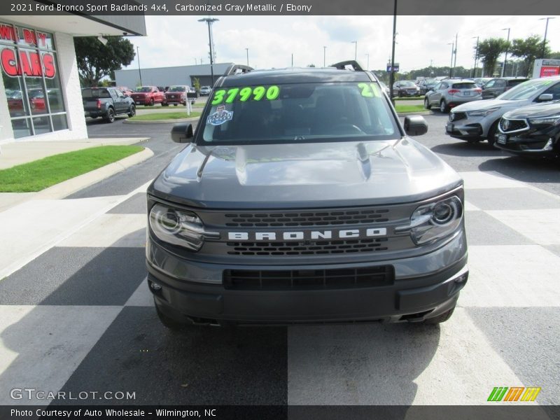 Carbonized Gray Metallic / Ebony 2021 Ford Bronco Sport Badlands 4x4