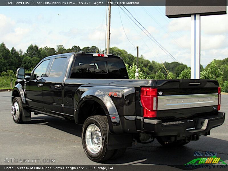Agate Black / Dark Marsala 2020 Ford F450 Super Duty Platinum Crew Cab 4x4