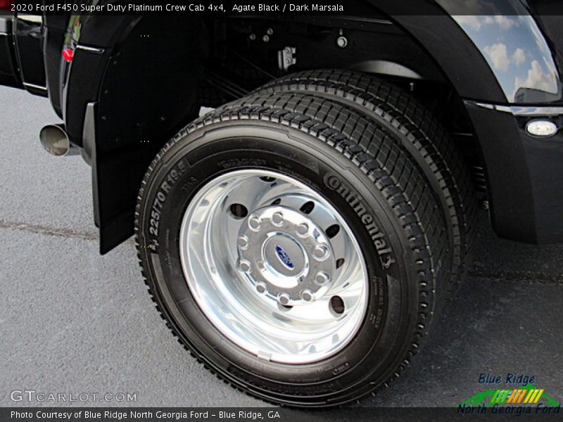 Agate Black / Dark Marsala 2020 Ford F450 Super Duty Platinum Crew Cab 4x4