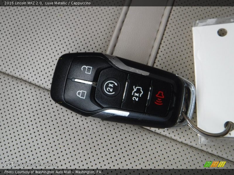 Keys of 2016 MKZ 2.0