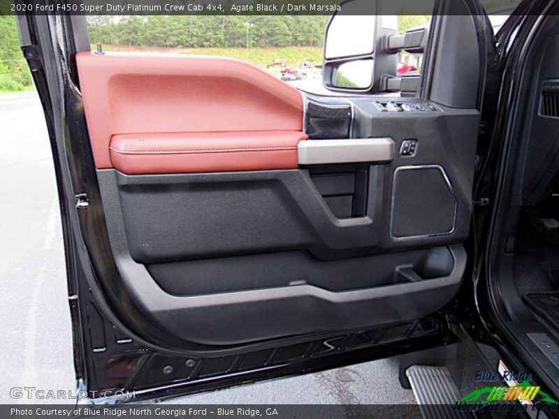 Agate Black / Dark Marsala 2020 Ford F450 Super Duty Platinum Crew Cab 4x4