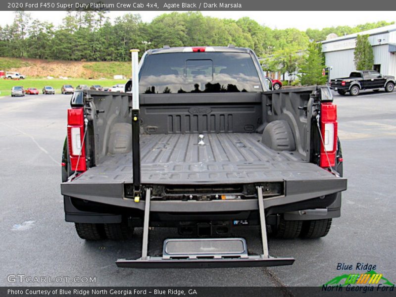 Agate Black / Dark Marsala 2020 Ford F450 Super Duty Platinum Crew Cab 4x4