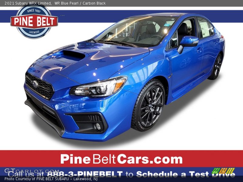 WR Blue Pearl / Carbon Black 2021 Subaru WRX Limited