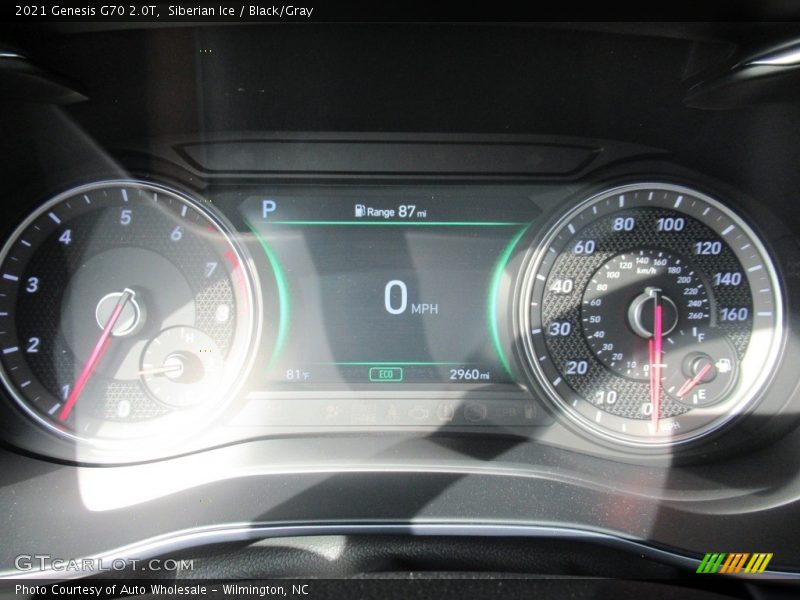 2021 G70 2.0T 2.0T Gauges