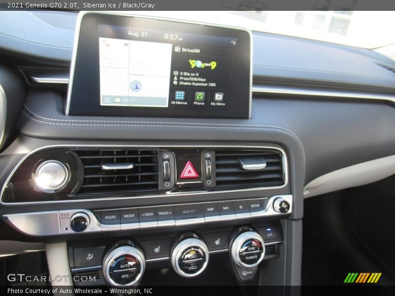 Controls of 2021 G70 2.0T